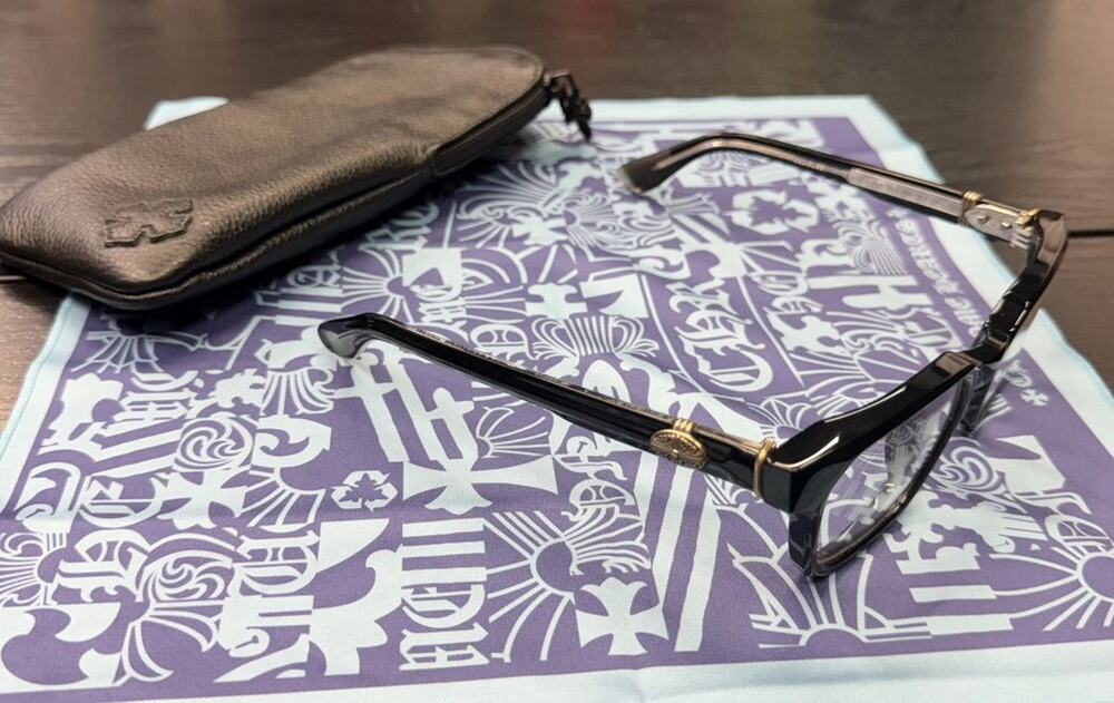 Chrome Hearts Celibussy Glasses Black/Silver